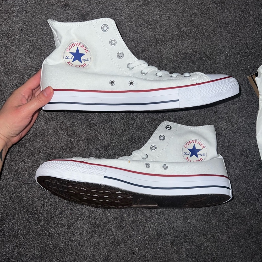 Converse white size 12 men’s brand new